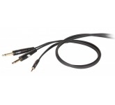 Die HARD DHG545LU18 аудио кабель, стерео мини 3,5мм джек <->2х джек 6.3мм, длина 1.8 м