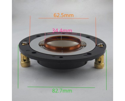 TSDD 1,35" (34,4 мм) COWER Replacement Diaphragm Voice coil GP ремкомплект ВЧ-драйвера (мембрана) с крышкой, позолоченные контакты
