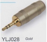 AMPERO YLJ028 1/8" STEREO GOLD разъём "mini-Jack" стерео, "папа", позолоченные контакты.