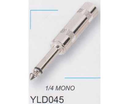 AMPERO YLD045 1/4" MONO разъём Jack кабельный, "папа".
