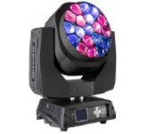 AMPERO BEYE19 B-EYE Rated Power:450W, LED:19x15W high power 4in1 LEDs, Beam Angle:4-60Ѓ‹Zoom, DMX Mode:21CHЃStandardЃ/ 35CH(Shapes)/ 78CH(Extend)/ 97CH(Extend RGBW)/ 97 CH(Extend RGBW) /92CH(Full), Control model: DMX512, Sound active,Master/slave, dimmer: