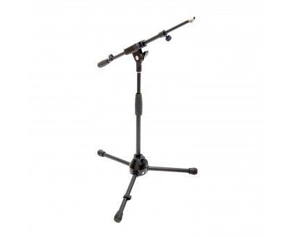 TEMPO MS50BK микрофонная стойка укороченная (1/2 высоты), тренога, телескопич. "журавль".