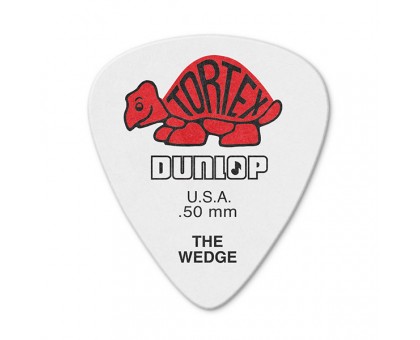 Dunlop 424P.50 Tortex Wedge медиаторы, толщина 0,50мм