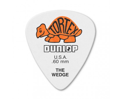 Dunlop 424P.60 Tortex Wedge медиаторы, толщина 0,60мм