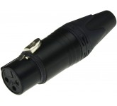 Neutrik NC3FXX-BAG кабельный разъем XLR female черненый корпус