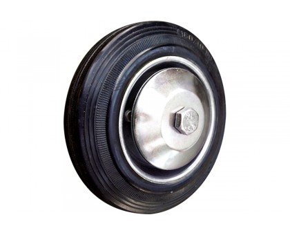IRONWEEL C46 диам 100 мм промышленное колесо без кронштейна чёрная резина