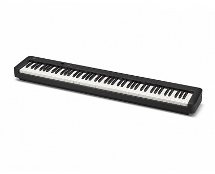 CASIO CDP-S110BK ультракомпактное цифровое пианино с возможностью автономной работы 88 клавиш Механика: усовершенствованная, 2 сенсора, 10 встроенных тембров с возможностью наложения. Звуковой процессор "Air Light" Полифония 64 ноты