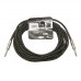 INVOTONE ACI1106/R инструментальный кабель, 6,3 джек моно<->6,3 джек моно, тряпичная изоляция, длина 6 м, цвет красный.