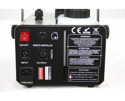 Involight FM900DMX генератор дыма 900 Вт, радио пульт, DMX 512- 1 канал.