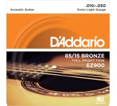 D`ADDARIO EZ900 струны для акуст. гитары, бронза 85/15, Extra Light 10-50 52069
