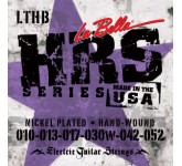 La Bella HRS-LTHB Hard Rockin Steel струны для электро-гитары. 10-13-17-30w-42-52. Верхние струны-сталь, басовые струны-стальной керн в никелированной оплетке.