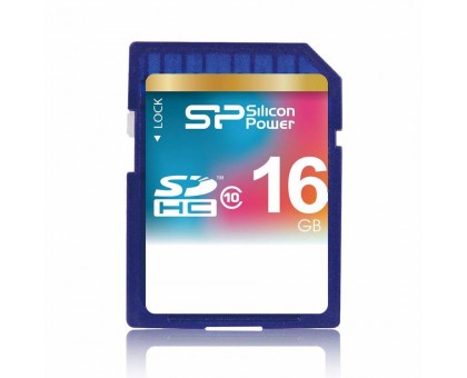 Silicon Power SDHC 16Gb Class 10 карта памяти 13041