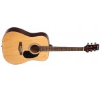 MARTINEZ FAW-701 гитара вестерн, верхняя дека - ель, нижняя дека и обечайка - акатис, гриф - нато, н