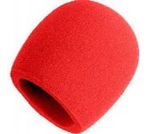 SHURE A58WS-RED поролоновая ветрозащита для микрофона SM58 (красная) A002234, SHURE A58WS-RED пороло